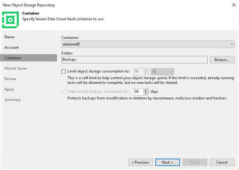 Step 4 Specify Object Storage Settings User Guide For Microsoft Hyper V