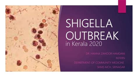 Shigella Outbreak | PPT