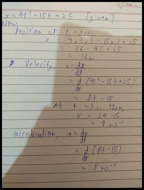 The Displacement X Of A Particle Varies With Time As X T T