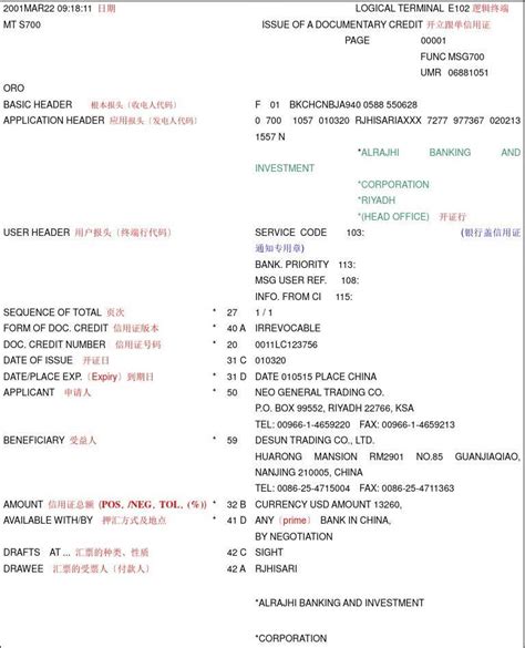 信用证样本翻译 Word文档在线阅读与下载免费文档