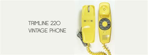 Vintage Trimline AD2 Western Electric Yellow Wall Rotary Telephone ...