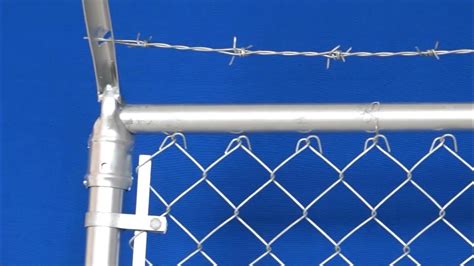 How To Install Chain Link Fence Youtube