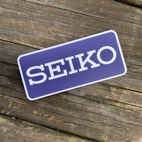 Seiko Logo Stickers | Bench Reviews