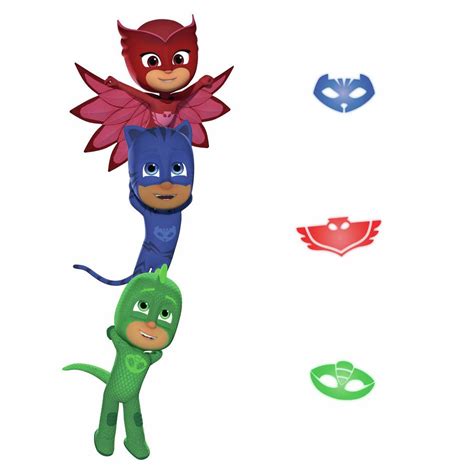 PJ Masks Superheroes Peel and Stick Giant Wall Decals – RoomMates Decor