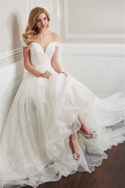 Christina Wu Brides 15625 Henri S In 2020 Off Shoulder Ball Gown