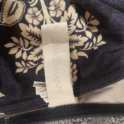 Zimmerman Navy Bikini Great Condition Only Worn A Depop