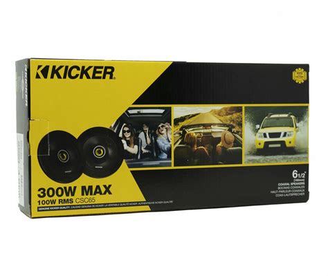 Kicker Csc654 Cs Series 6 5 2 Way Coaxial Car Speakers 46csc654