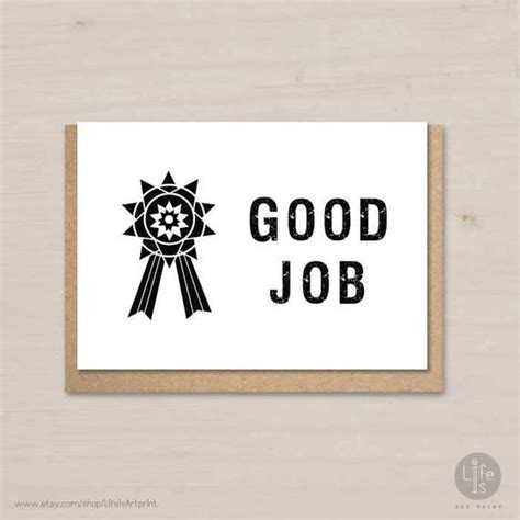 Great Job Cards Printable