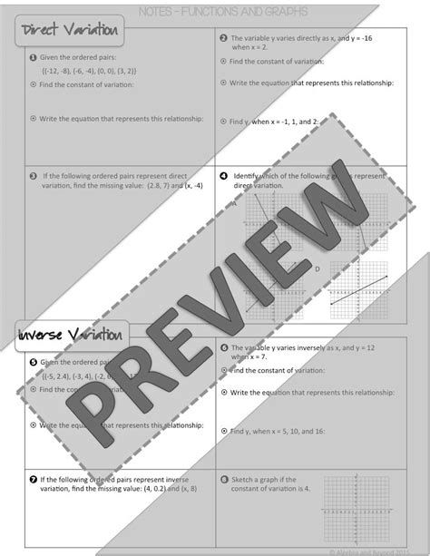 Variation Direct Inverse Joint Combined Lesson Warm Up Notes