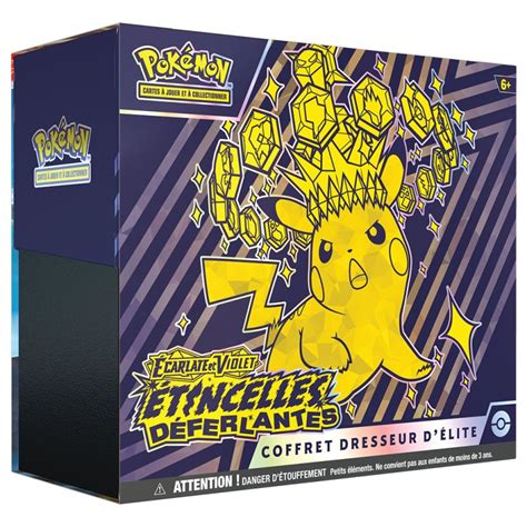 Pokémon EV08 Étincelles Déferlantes où acheter le coffret dresseur d