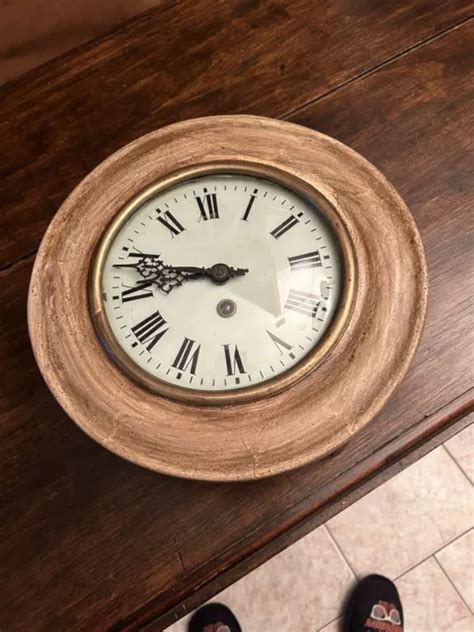 ANCIENNE HORLOGE ŒIL DE BŒUF Pendule Murale EUR 30 00 PicClick FR