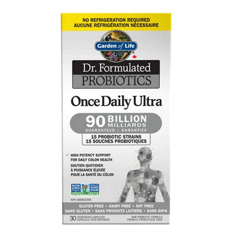 Garden of Life Dr. Formulated Probiotics Once Daily Ultra 90 Billion 30 ...