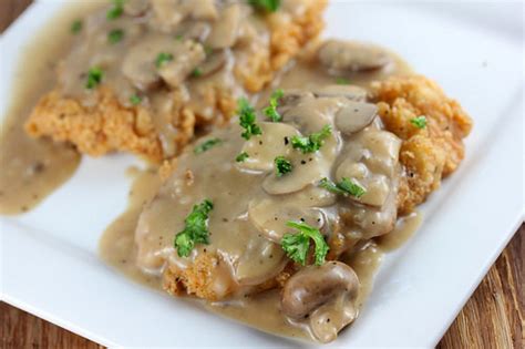 Pork Chops with Mushroom Gravy Recipe - BlogChef