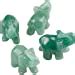 Mookaitedecor Natural Green Aventurine Elephant Ornament Figurine