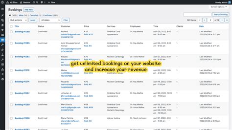 Wordpress Appointment Booking Scheduling Plugin Motopress