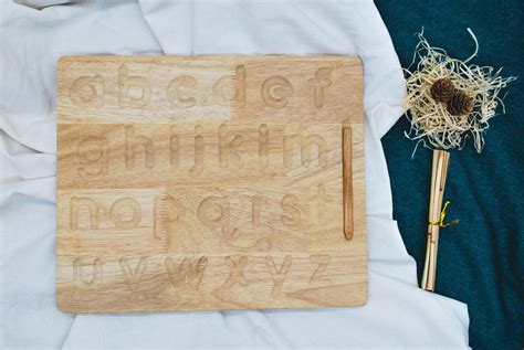 Lowercase Letter Wooden Tracing Board