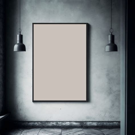 Creepy Frame Mockup Design For Your Horror Posters Display On Online