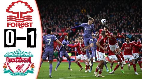 Menang Telak Hasil Pertandingan Liverpool Vs Nottingham Gol