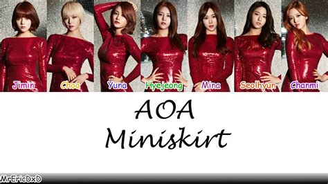 Aoa 에이오에이 Miniskirt 짧은 치마 Lyrics Youtube