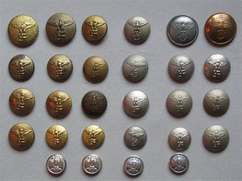 German Ww2 Uniform Buttons Uniform Buttons Erik B Flickr