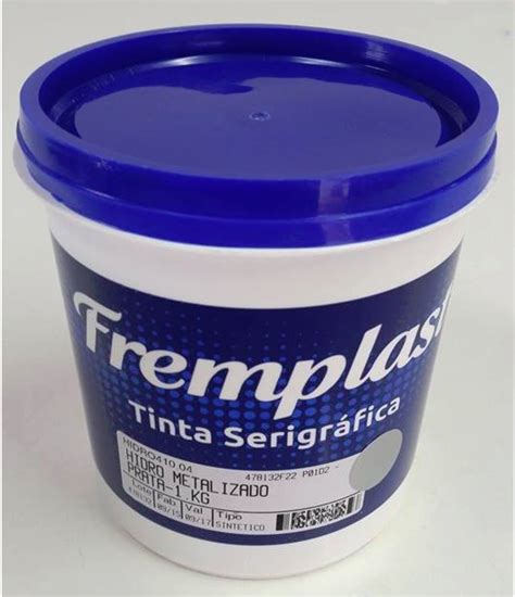 Tintas P Tecido Metalizado Fremplast Serigrafia Silk Kg R