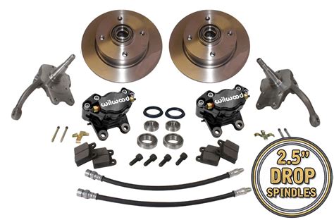 Beetle Front Disc Brake Conversion Kit X With Drop Spindles And