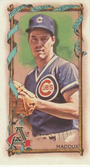 MINI CARTE GREG MADDUX 2023 Topps Allen Ginter 160 SP CHICAGO CUBS