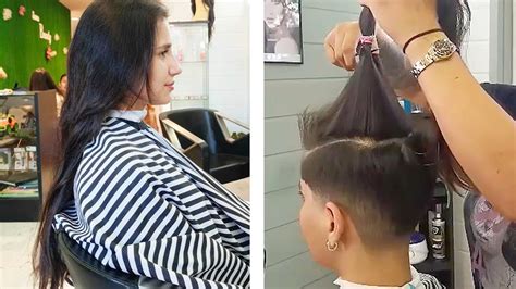 Do It Already Cute Brunette Gets Shorn YouTube