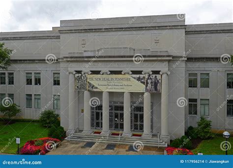 Tennessee State Library And Archives In Nashville Tn Usa Editorial