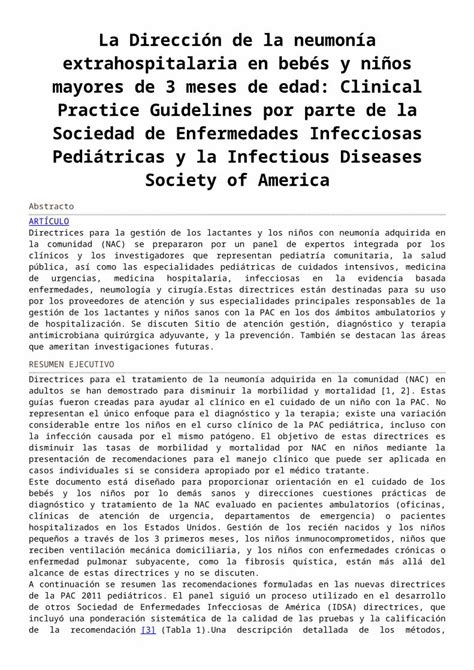 DOCX Neumonía Extrahospitalaria en Bebés y Niños Mayores de 3 Meses