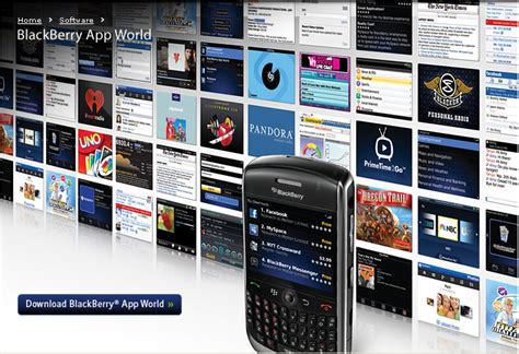 Le Blackberry App World Ouvre Ses Portes