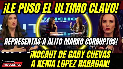 LE PUSO EL ULTIMO CLAVO NOCAUT DE GABY CUEVAS A KENIA LOPEZ