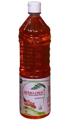 Herbo Chem 1L Liquid Herbal Hand Wash Packaging Size 1000ml At Rs 55