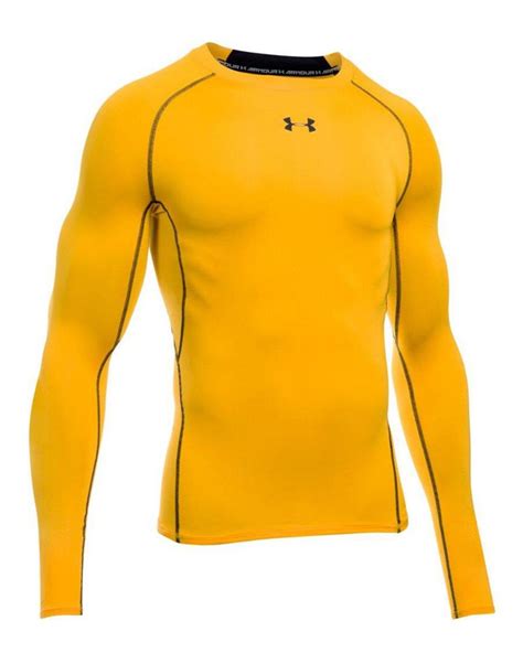 Under Armour Mens Heatgear® Armour Long Sleeve Compression Shirt In