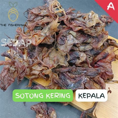 Sup Kepala Sotong Kering 1kg A Sotong Janggus Dried Cuttlefish