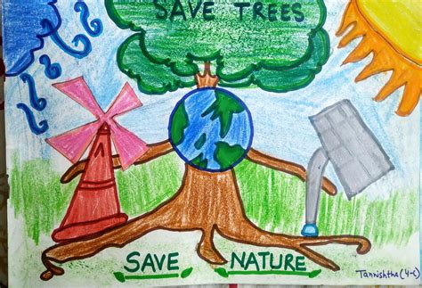 Save Tree Save Earth poster | Save tree save earth, Save earth posters ...