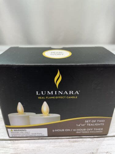 Luminara Real Flame Effect Tea Light LED Candles Votives REMOTE For