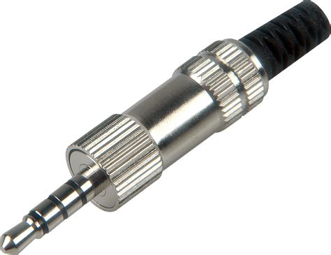 3 5mm TRRS 4 Conductor All Metal Audio Video Plug