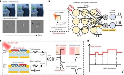 Computational Event Driven Vision Sensors For In Sensor Spiking Neural Networks