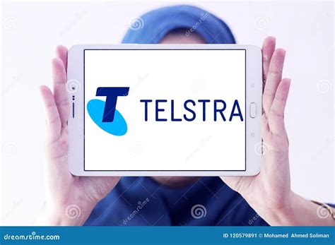 Telstra Telecommunications Company Logo Editorial Photo Image Of