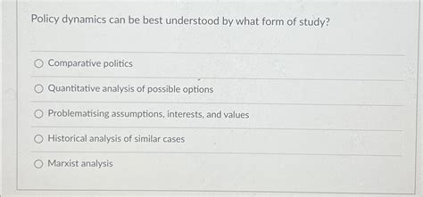 Solved Policy Dynamics Can Be Best Understood By What Form