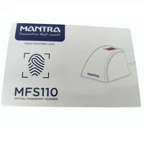 Digital Sensor Type Optical Sensors Mantra MFS 110 L1 Fingerprint