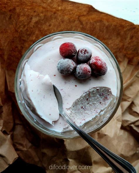 ПП творожно-клюквенный мусс | рецепт на difoodlover.com
