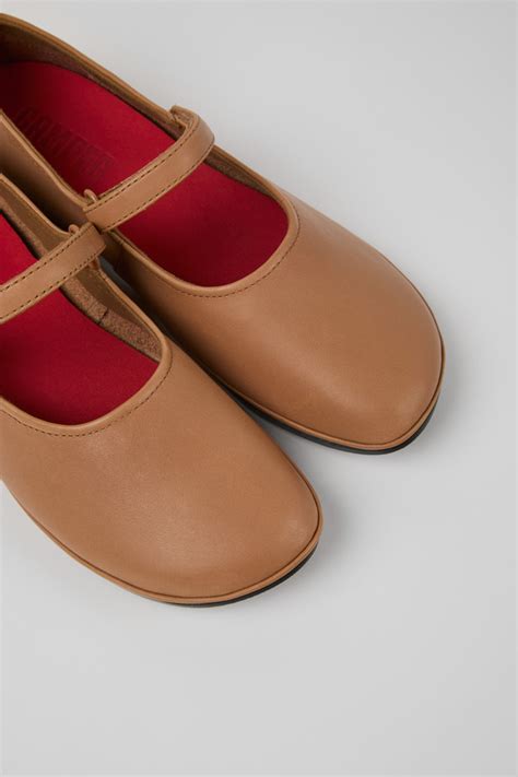 Right Nude Ballerinas For Women Spring Summer Collection Camper United Kingdom Northern