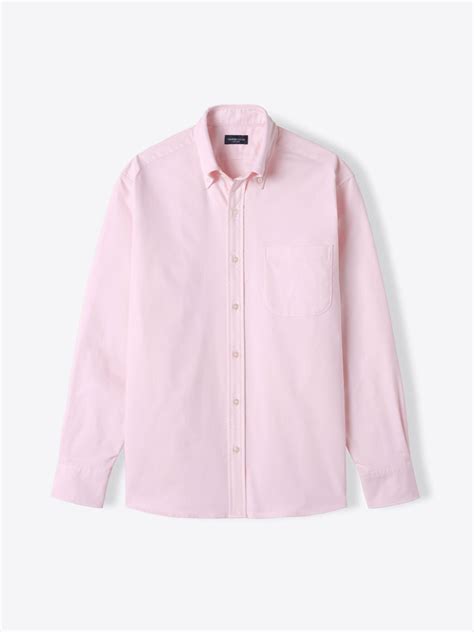 Thomas Mason Pink Premium Oxford Cloth Shirt By Proper Cloth