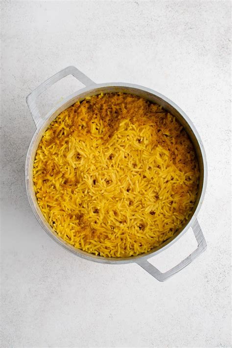 Easy Yellow Rice Recipe - The Forked Spoon