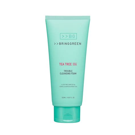 BRING GREEN Tea Tree Cica Trouble Cleansing Foam