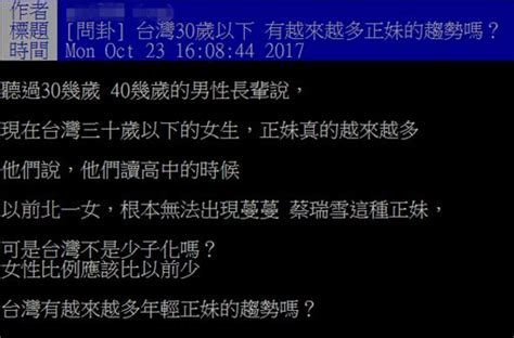 台灣正妹有越來越多趨勢？ 網友神分析「物競天擇說」 生活 三立新聞網 Setn