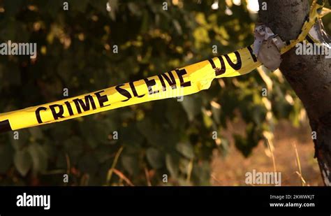 Crime scene police tape Stock Video Footage - Alamy