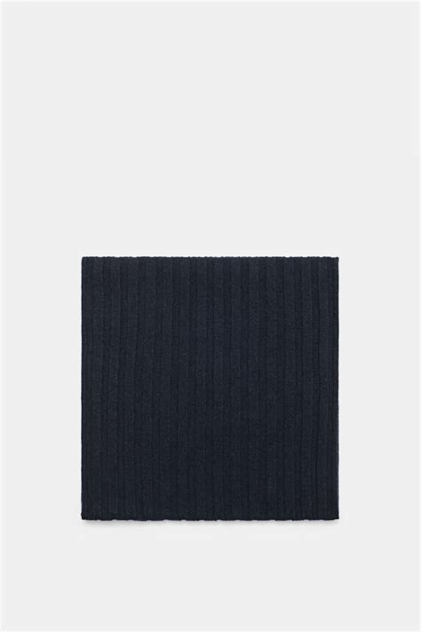 Von Braun Cashmere Scarf Navy Braun Hamburg